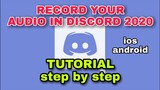 How to record audio/voice chat in discord mobile phone tutorial,Paano mag record ng audio sa discord