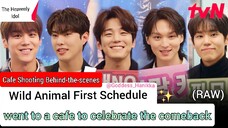 The Heavenly Idol - [Making] Wild Animal's first official schedule: Visiting the Comeback Cafe (Raw)