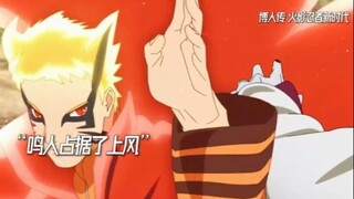 Naruto mengaktifkan bentuk terkuat, mode partikel berat, dan mengalahkan semuanya dengan keras