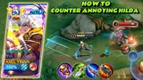 HOW TO COUNTER ANNOYING HILDA WHILE PLAYING JUNGLE YIN | BEST BUILD & EMBLEM 2024 | MOBILE LEGENDS