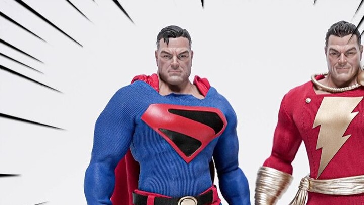 Experience the muscled man among DC heroes! Resonance Kingdom Come Superman & Shazam 1/12 Cloth Acti