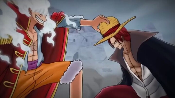 luffy mengembalikan  topi nya ke shanks