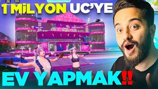 1.000.000 MİLYON UC İLE EV YAPMAK! OYUNUN EN PAHALI EVİ! (REKOR) PUBG Mobile