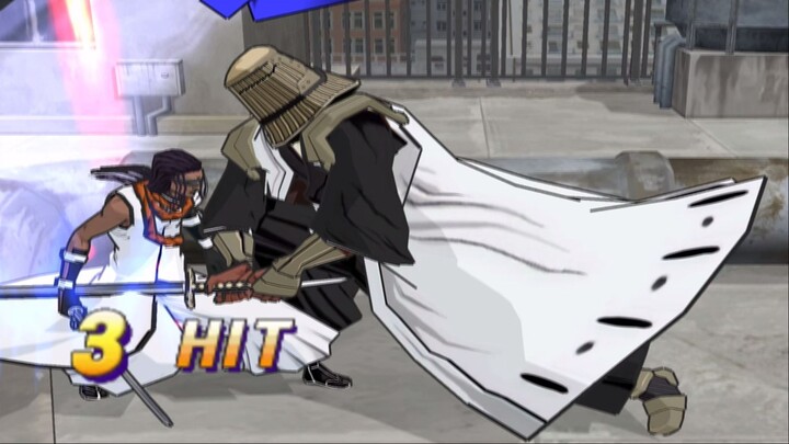 Bleach: Blade Battlers 2nd - Komamura vs Tousen 4K