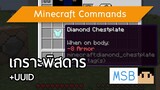 วิธีทำชุดเกราะพิสดาร + แนะนำ UUID | Minecraft Commands [1.16]
