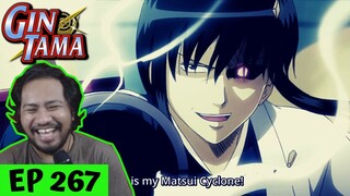 THIS IS SO CRAZY! KATSURA'S MATSUI CYCLONE!!!🤣 | Gintama Episode 267 [REACTION]