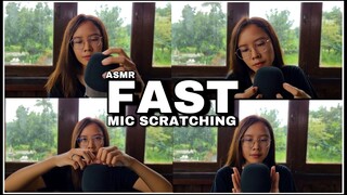 ASMR | เร็วแรงหลับ⚡️ทารุณกรรมหู/ไมค์  FAST MIC SCRATCHING Ft. NATURE SOUNDS🍃🦋 [NO TALKING]