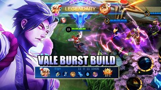 MY ONE HIT COMBO BUILD WITH VALE - MOBILE LEGENDS GAMEPLAY