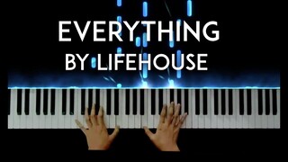 Everything by Lifehouse Piano Cover with Free sheet music