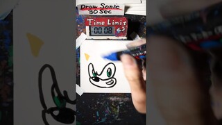 “Piece of Cake” How to Draw SONIC in 30 Seconds