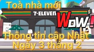 Play Together thông tin cập Nhật ngày 3 tháng 2 thêm toà nhà mới và trang phục mới