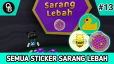 LOKASI SEMUA STICKER DI SARANG LEBAH | ALL HIDDEN STICKER IN THE HIVE - Super Bear Adventure