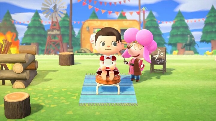 [เกม][Animal Crossing]ทำผมทรงซินหลิว