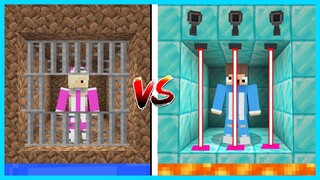 MIPAN & ZUZUZU Challange Buat Penjara Super Aman Di Minecract! NOOB VS PRO