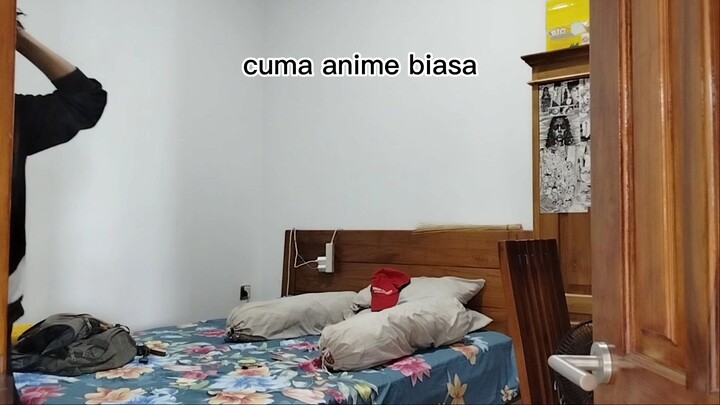 cuma menonton anime biasa kok, kalian pasti tahu ini cuma anime biasa kan ??