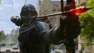 How good is the Taskmaster in Black Widow? His shield is better than Captain America, and his bow an