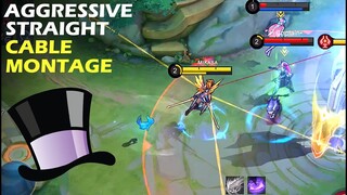 SATIFSYING & AGGRESSIVE STRAIGHT CABLE IN ACTUAL GAME BY GIAN THE MAGICIAN | MLBB