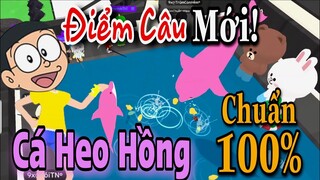 PLAY TOGETHER | BẮT GẶP CÁ HEO HỒNG MINI VƯƠNG MIỆN VÀ CÁ HEO HỒNG LỚN TẠI ĐIỂM CÂU MỚI | QUÍ KA