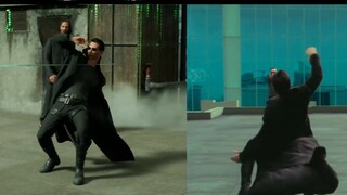 [4K] Unreal Engine 5 "The Matrix: Awakening" vs phim live-action | So sánh màn hình | Tương lai có t