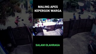 Maling motor Kepergok Warga #shorts