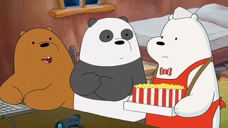 [We Bare Bears] Một chú gấu trắng bị sổ mũi, thè lưỡi và ăn kem thì rất khác.