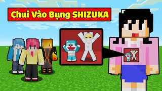 TÔ GÀ VÀ SINH TỐ TEAM 1 NGÀY Ở TRONG BỤNG SHIZUKA*GIẢI CỨU SHIZUKA TRONG MINECRAFT