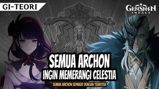 [GI-TEORI] SEMUA ARCHON SEPAKAT DENGAN TSARITSA ? PERANG MELAWAN CELESTIA | GENSHIN IMPACT INDONESIA