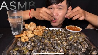 ASMR MUKBANG លៀសហាលស្បែកជ្រូកបំពង