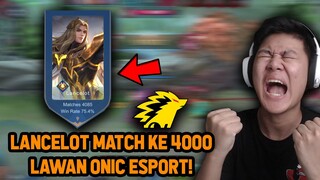 MATCH LANCELOT KE-4000 LAWAN ONIC ESPORT ! FAST HAND ON POINT GAMEPLAY - Mobile Legends