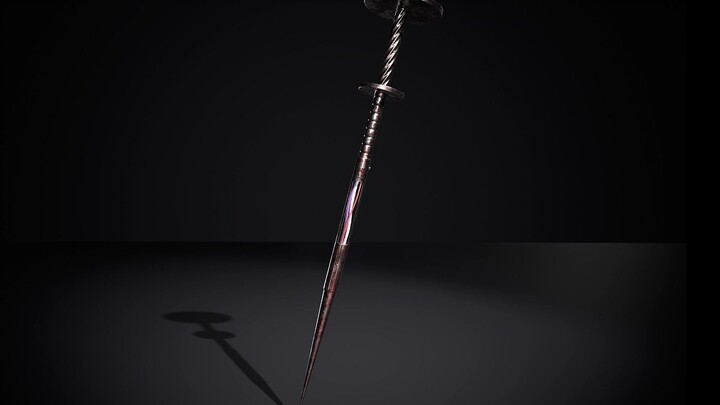 What would N Company's Faust's nail gun look like after being restored to 3D? [Maya Hard Surface Wee