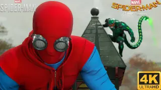 Scorpion Poisons Spider Man with Homemade Suit - Marvel's Spider-Man PS5 (4K 60FPS)