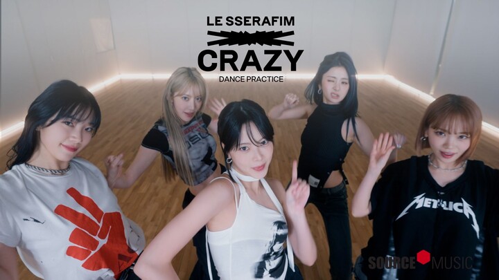 LE SSERAFIM 'CRAZY' Dance Practice (Moving ver.)