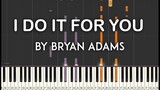 (Everything I Do) I Do It for You by Bryan Adams synthesia piano tutorial | free sheet music