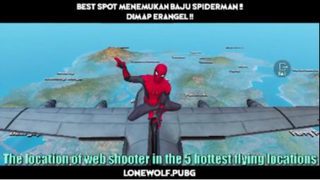 Spot Tempat Buat Dapetin Baju Spiderman Dimap Erangel !!