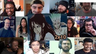 Senku and Tsukasa's Tag Team Reaction Mashup//Dr. Stone S2x10