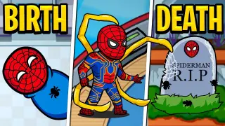 Birth To Death of SPIDERMAN in Among Us.. 😱