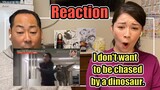 Japanese Lady reacts CRAZY JAPANESE PRANK / Funny Japanese Prank T-Rex Dinosaur in Hall Way / Mashup