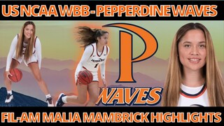 FIL- AM MALIA BAMBRICK HIGHLIGHTS | US NCAA WOMEN'S BASKETBALL