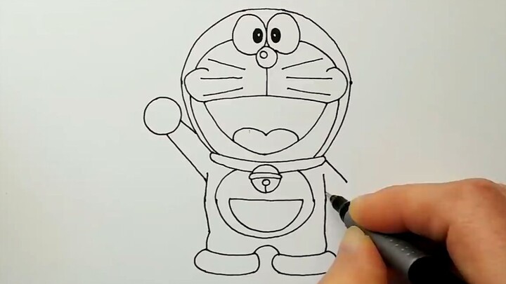 Ajari Anda cara menggambar Doraemon dengan mudah!