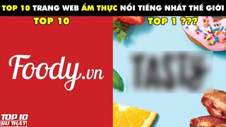 Top 10 Trang Web Ẩm Thực NỔI TIẾNG Nhất Thế Giới Không Dành Cho Ai Đang ĐÓI ➤ Top 10 Sự Thật Thú Vị