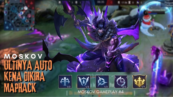 GAMEPLAY MOSKOV TOP GLOBAL - ulti auto kena langsung dikira maphack