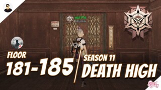 Death High Season 11: Floor 181 - 185 | Walkthrough Guide - LifeAfter