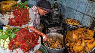 MBAH INI JUALAN SAMBEL PORSINYA BRUTAL BANGET ??? WARUNG LANGGANAN SOPIR TRUK PANTURA