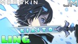 MobileLegend - Mod Anime Skin Ling x Kirito Kazuto Full Hiệu Ứng | JinMoba