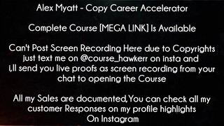 Alex Myatt Course Copy Career Accelerator download