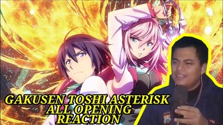 Gakusen Toshi Asterisk Opening Reaction 01-02 (Indonesia)(Reaksi) Bongol Pika