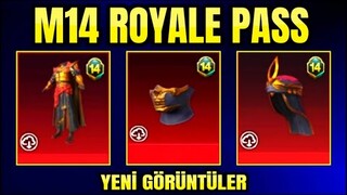 M14 ROYALE PASS ÖDÜLLERİ | EN YENİ GÖRÜNTÜLER | M14 1-50 LEVEL ÖDÜLLERİ | PUBG MOBILE