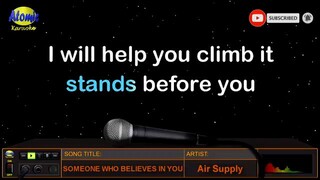 SOMEONE WHO BELIEVES IN YOU(KARAOKE) BY AIRSUPPLY