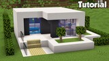 Minecraft: How to Build a Small Modern House Tutorial (Easy) #31