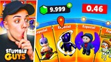 COMPRO MUCHAS RULETAS de la NUEVA ACTUALIZACIÓN 0.46 de STUMBLE GUYS! 😱